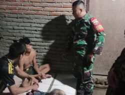 Terpergok Pemilik, Terduga Pencuri Mesin Air Diamankan Babinsa