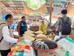 Tim Gabungan Turun Ke Pasar, Cek Harga Bapokting dan Stok Beras SPHP di Lombok Barat