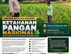 Polsek Plumpang Polresta Tuban Turun Langsung Cek Tanaman Jagung Warga