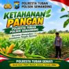 Polri Dukung Astacita, Polsek Semanding Polresta Tuban Turun Cek Tanaman jagung milik Warga di Desa Prunggahan Wetan