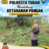 Bhabinkamtibmas Polsek Tuban Pantau Lahan Warga, Dukung Ketahanan Pangan