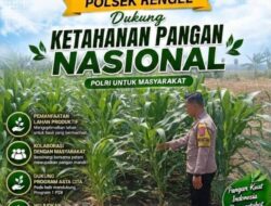 Polri Dukung Astacita, Polsek Rengel Polresta Tuban Turun Cek Tanaman Jagung Warga di Desa Sawahan