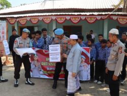 Jelang Hari Jadi ke-24 Propam Polri, Sipropam Polres Bima salurkan bantuan ke Ponpes Al Wafa