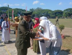 Kodim 1606 Mataram Beri Beasiswa Anak Prajurit Berprestasi