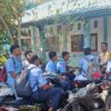 “Membentuk Karakter dan Disiplin” Melalui Program Police go to school, BKTM Polsubsektor Palibelo Sambangi SMKN 10 Bima