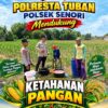 Unit Binmas Polsek Senori Polresta Tuban Membantu Proses Pemupukan Tanaman Jagung Warga Desa Jatisari