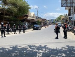Cegah Kemacetan, Subsatgas Samapta Ops Mandalika Atur Lalu Lintas di Kawasan Kute Mandalika