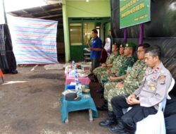 Wujud sinergitas antara TNI dan Polri, Kapolsek Sanggar menghadiri peresmian Koramil 1608-09 Sanggar
