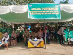 Perkuat Antara TNI dan Polri, Kapolsek Belo Hadiri Peresmian Koramil 1608-10 Belo