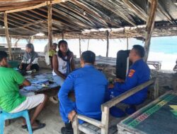Satpolairud Polres Bima Kabupaten Gelar Program Polmas di Pantai Wane ini tujuannya