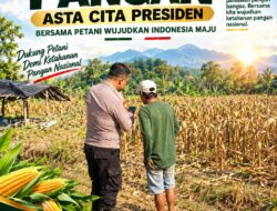 Polsek Plumpang Polresta Tuban Turun Langsung Cek Tanaman Jagung Warga