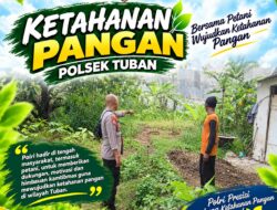 Bhabinkamtibmas Polsek Tuban Sambang Warga, Dukung Ketahanan Pangan di Wilayah Tuban