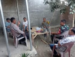 Dekat dengan masyarakat, Bhabinkamtibmas Polsek Woha Sambangi Warga Binaan