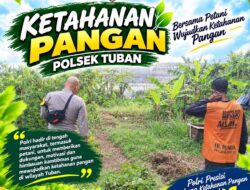 Bhabinkamtibmas Polsek Tuban Sambang Warga, Dukung Ketahanan Pangan Nasional