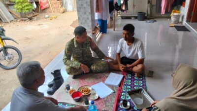 Rekrutmen TNI AD 2027, Babinsa Langko Edukasi Generasi Muda