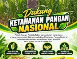 Polri Dukung Astacita, Polsek Rengel Polresta Tuban Turun Cek Tanaman Jagung Warga di Desa Pekuwon