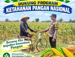 Polsek Palang Dukung Ketahanan Pangan Nasional Melalui Pemantauan Lahan Jagung