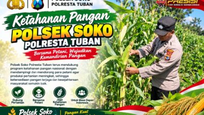Polsek Soko Polresta Tuban Turun Langsung Cek Tanaman Jagung Warga