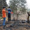 2 unit Rumah Panggung di Desa Mbawa Terbakar, Tim Inafis Satreskrim Polres Bima Kabupaten Gelar Olah TKP Awal